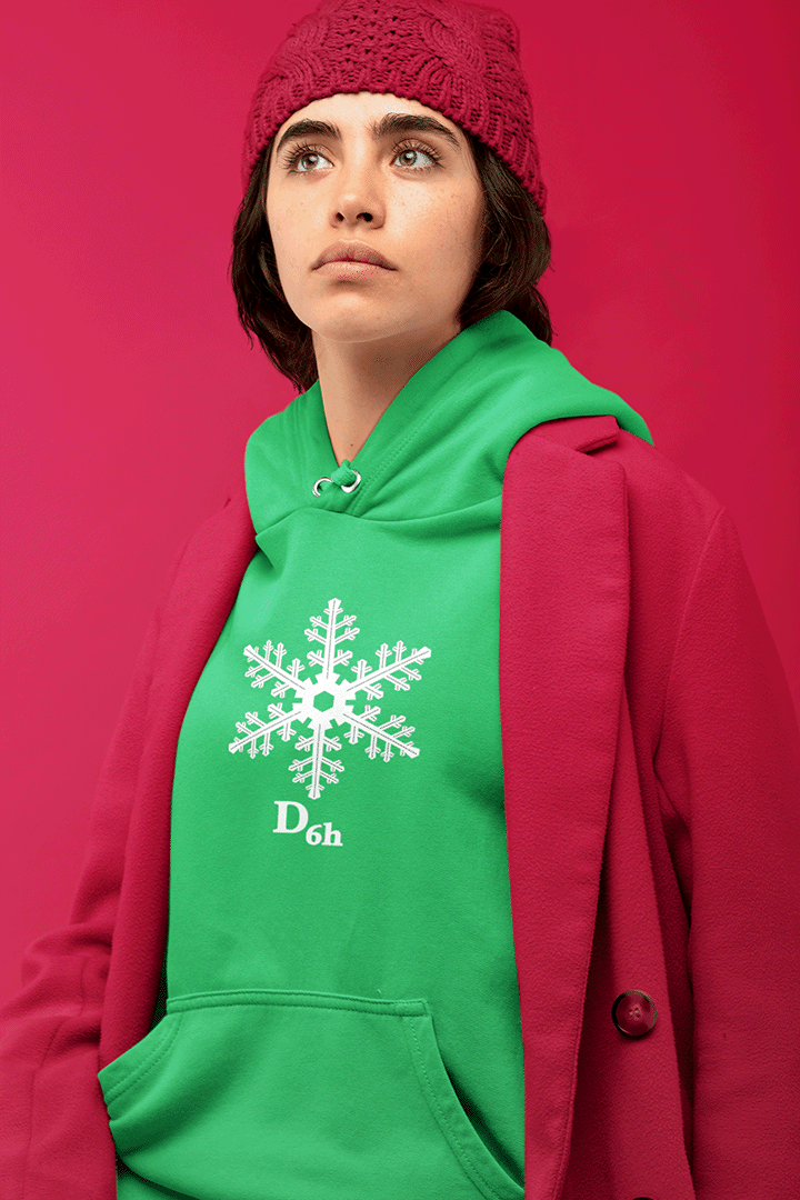 Snowflake Symmetry Point Group Hoodie, by Aardvark Dreams