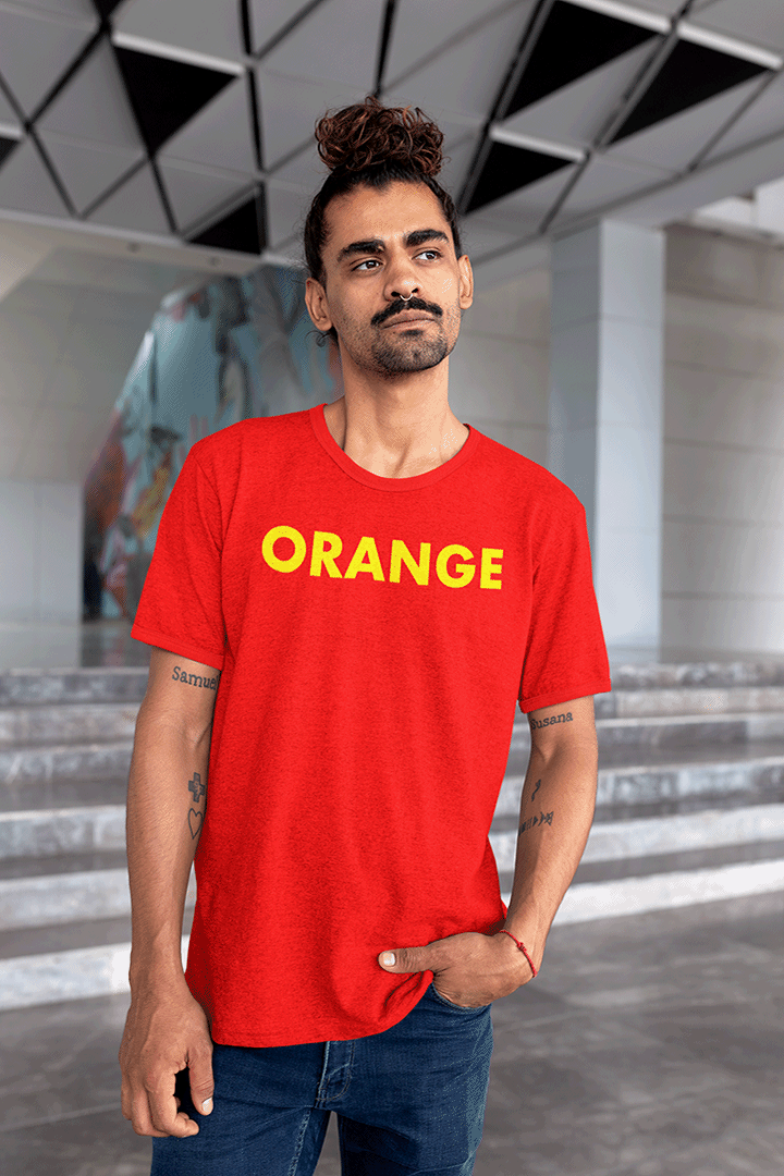 ColourBlend "Orange" T-Shirt, by Aardvark Dreams