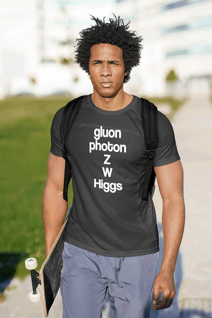 Shirt aardvark dreams bosons gauge gluon photon higgs weak force nuclear