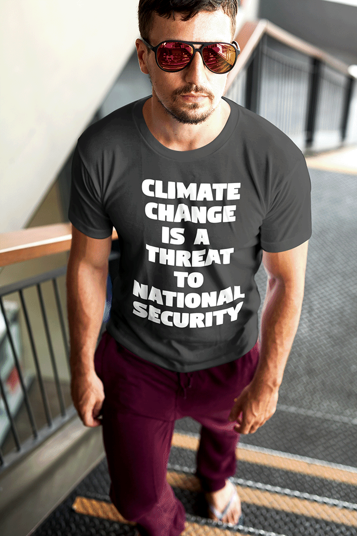 Shirt aardvark dreams climate change national security threat