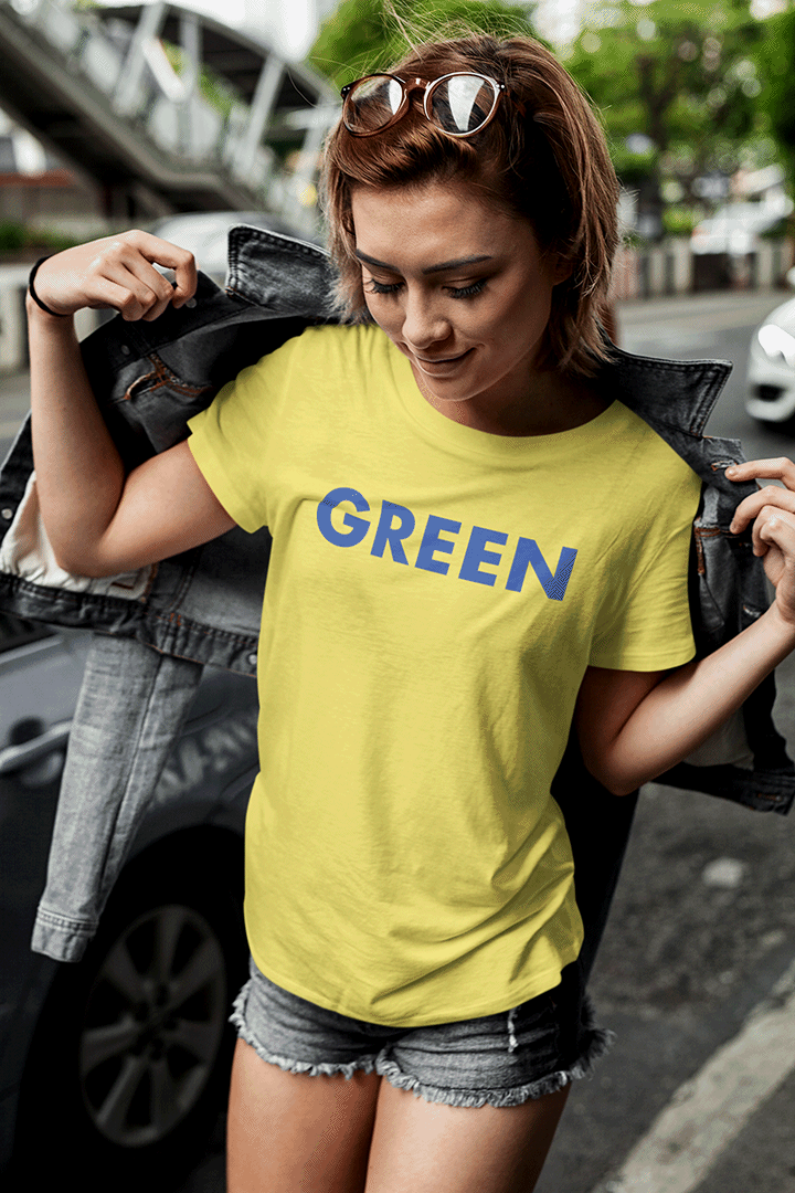 ColourBlend "Green" T-Shirt, by Aardvark Dreams