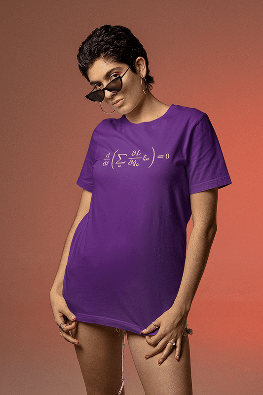 Shirt aardvark dreams noether equation physics emma conservation symmetry laws science